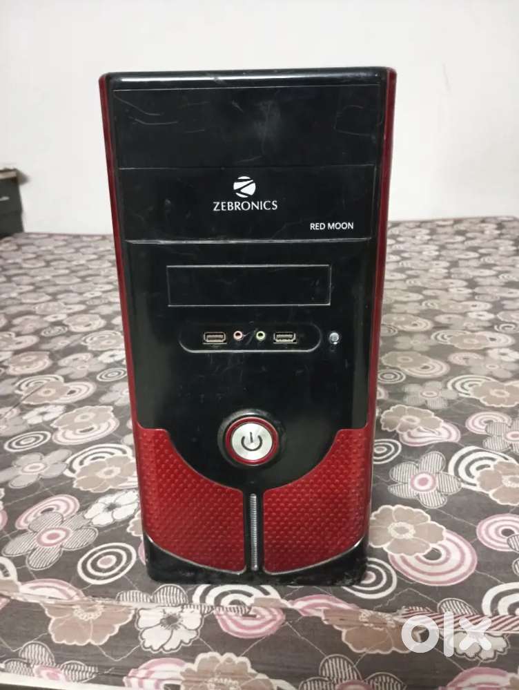 Zebronics Red Moon CPU Cabinet with PSU – Good Condition – ₹800 Only