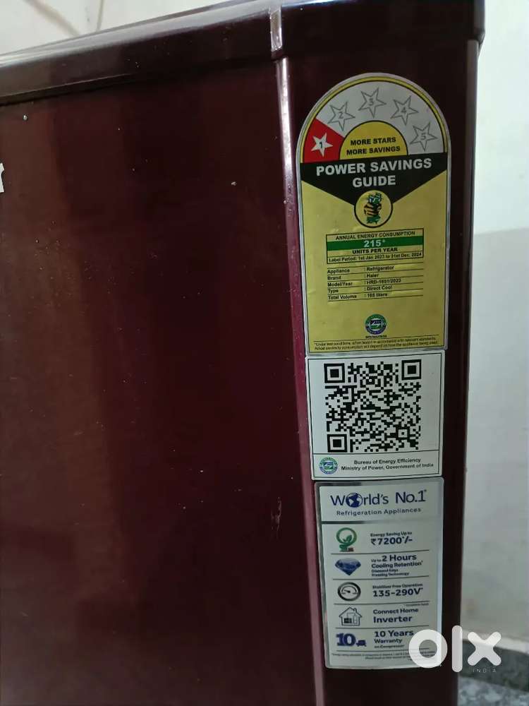 Haier fridge(2023 model 
Bought in 2024)