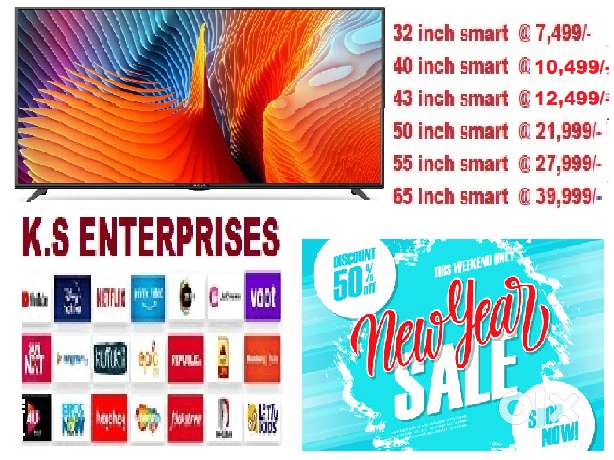 SPECIAL OFFER 40 INCHES  SMART, 4K UHD LED TV IN 10,499 ONLY.