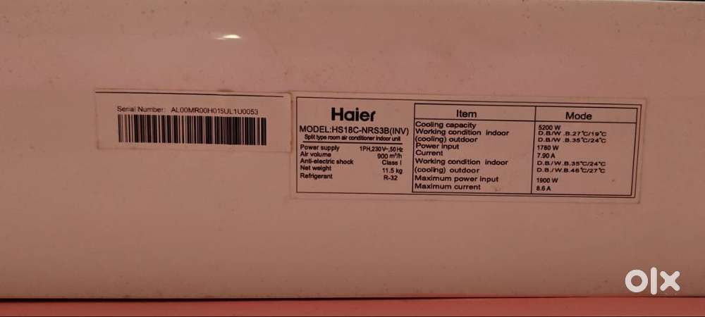 Haier ac HS18C-NRS3B (INV)
