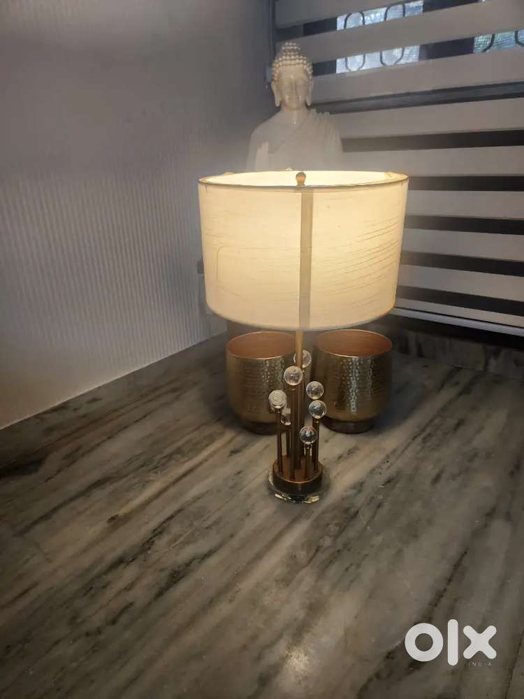 Luxury Crystal Accent Lamp - Protective Plastic Still Intact