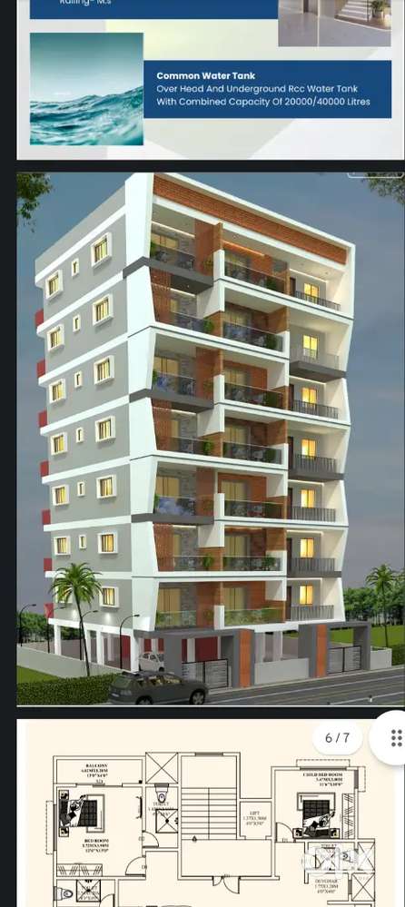 1 Floor 1 Number Of 3Bhk Flat