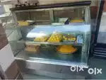 Steel sweet counter 4ft
