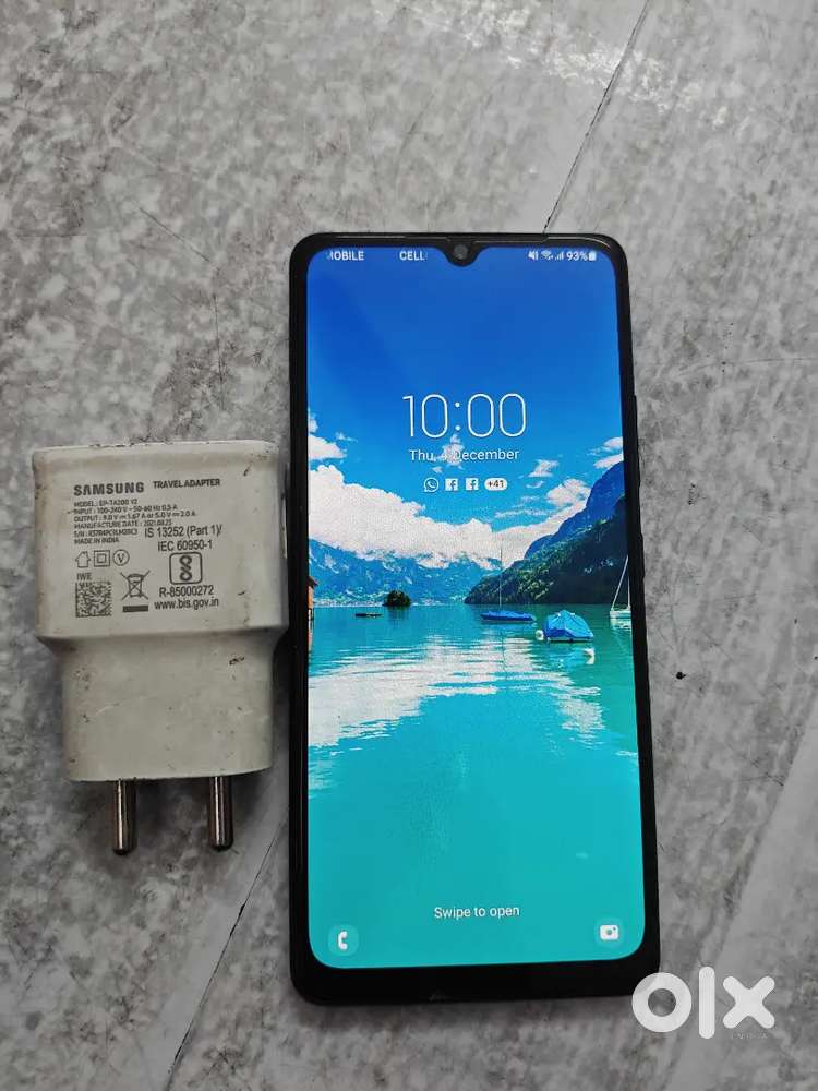 M 42 5g 128 gb memory and 4gb ram inbuilt with charger and data cable