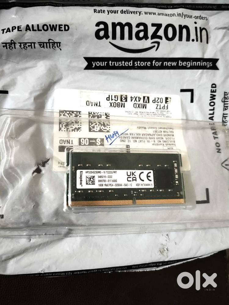 Brand new Kingston 16GB Ram for Laptop with warranty