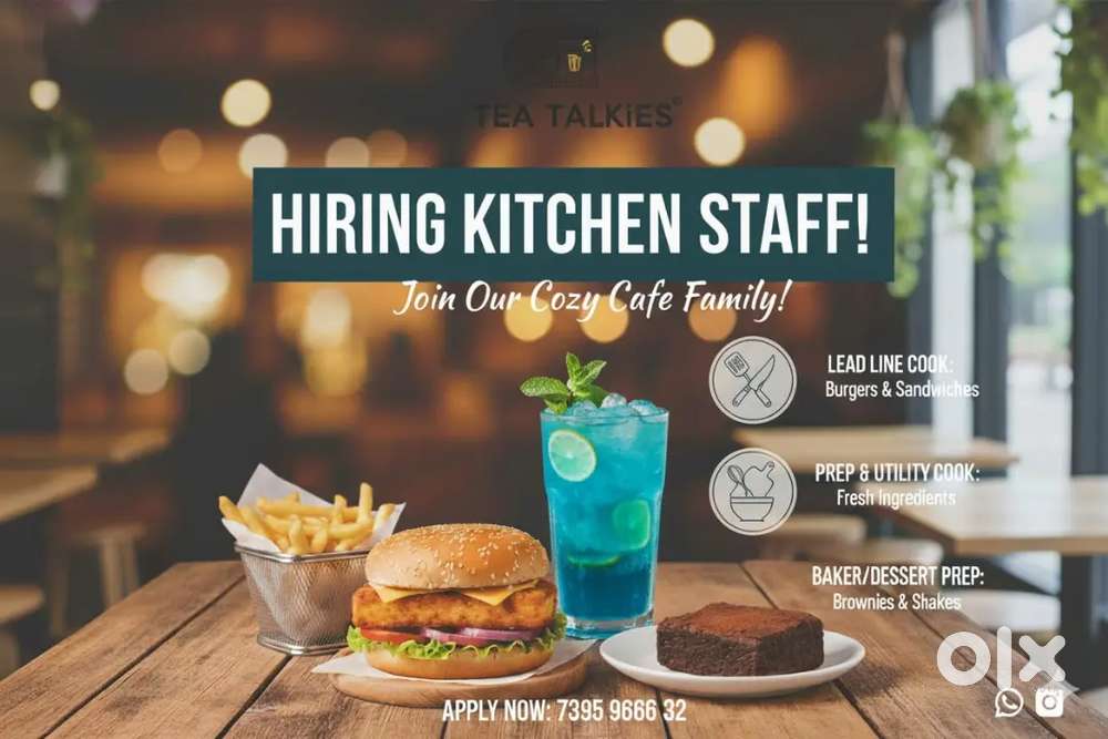 Kitchen staff for tea talkies