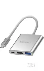 Type c to hdmi convertor 3 in 1 convertor hub New box piece available