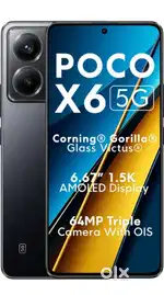 POCO X6 5G (8GB + 256GB) 5 months warranty available
