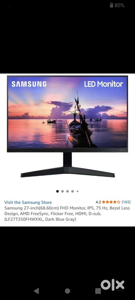 Samsung 27 inch IPS display Monitor