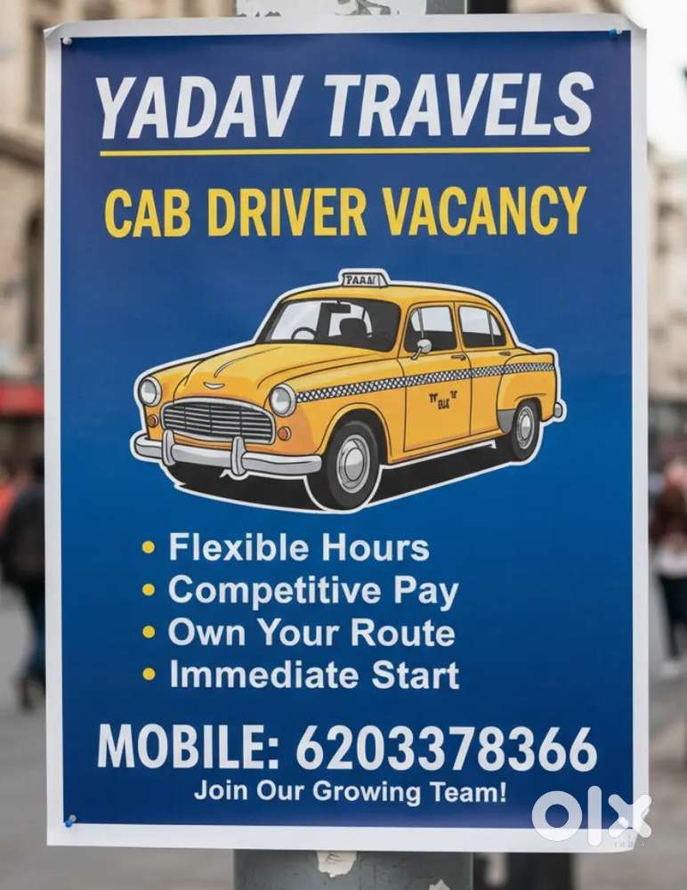 Urgent need for cab driver