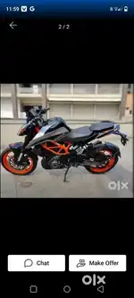 Ktm Duke ३९० bike