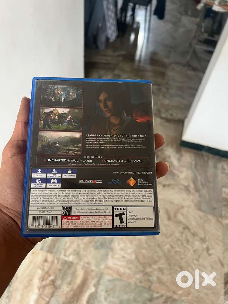 Uncharted 4 - the lost legacy game cd