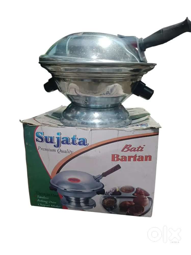 Sujata 3-in-1 Aluminium oven For Bati, kulcha & Tandoori (With Box)
