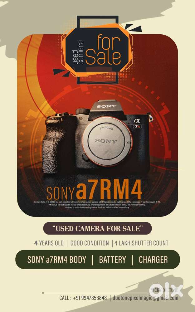 SONY a7R4  4Years Used  Good Condition