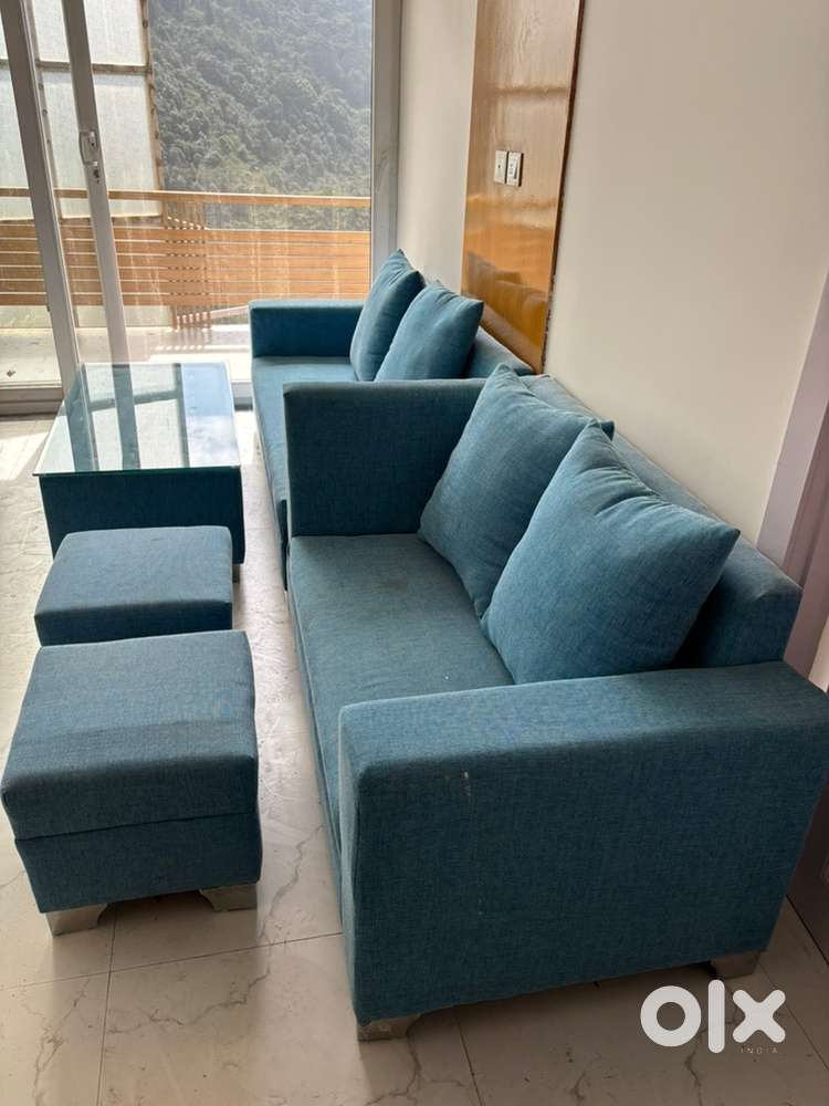 Sofa set 5 seater with center table (2 sets)