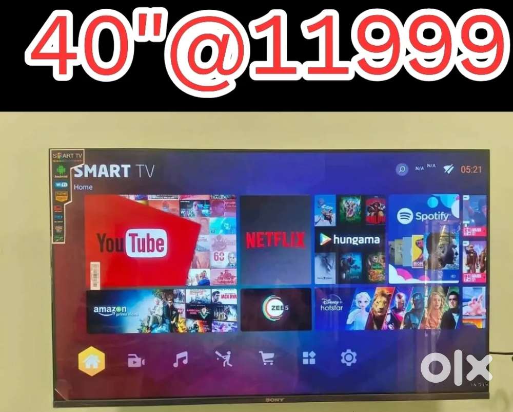 40@11499 Only SONY SMART LATEST ANDROID Model LED TVreasonable price