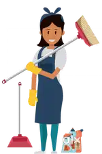 Female house help required24x7
