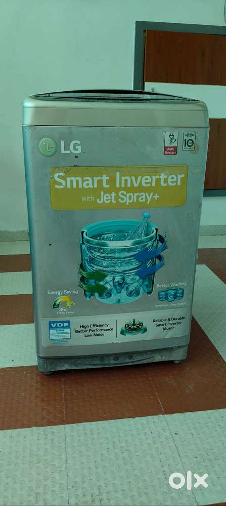 LG 8 Kg Fully Automatic Top Load Washing Machine Grey