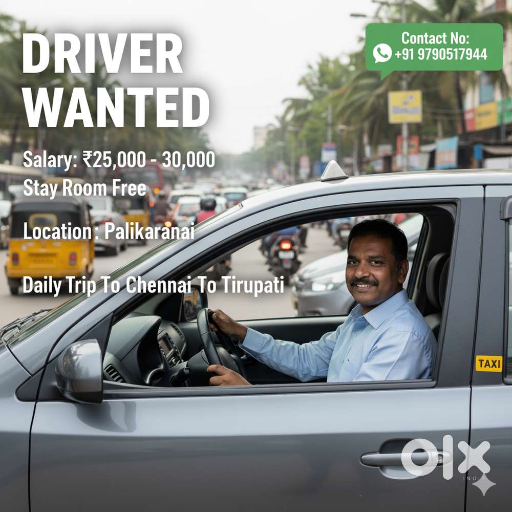 Driver Wanted (Etios, Dzire, Ertiga, Innova & Tempo traveller)