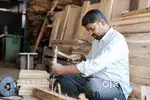 Carpenter and helper