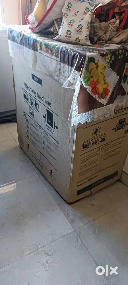 Unused washing machine