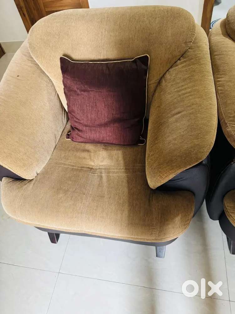 Sofa set 1[three seater] and 2 [single seater]