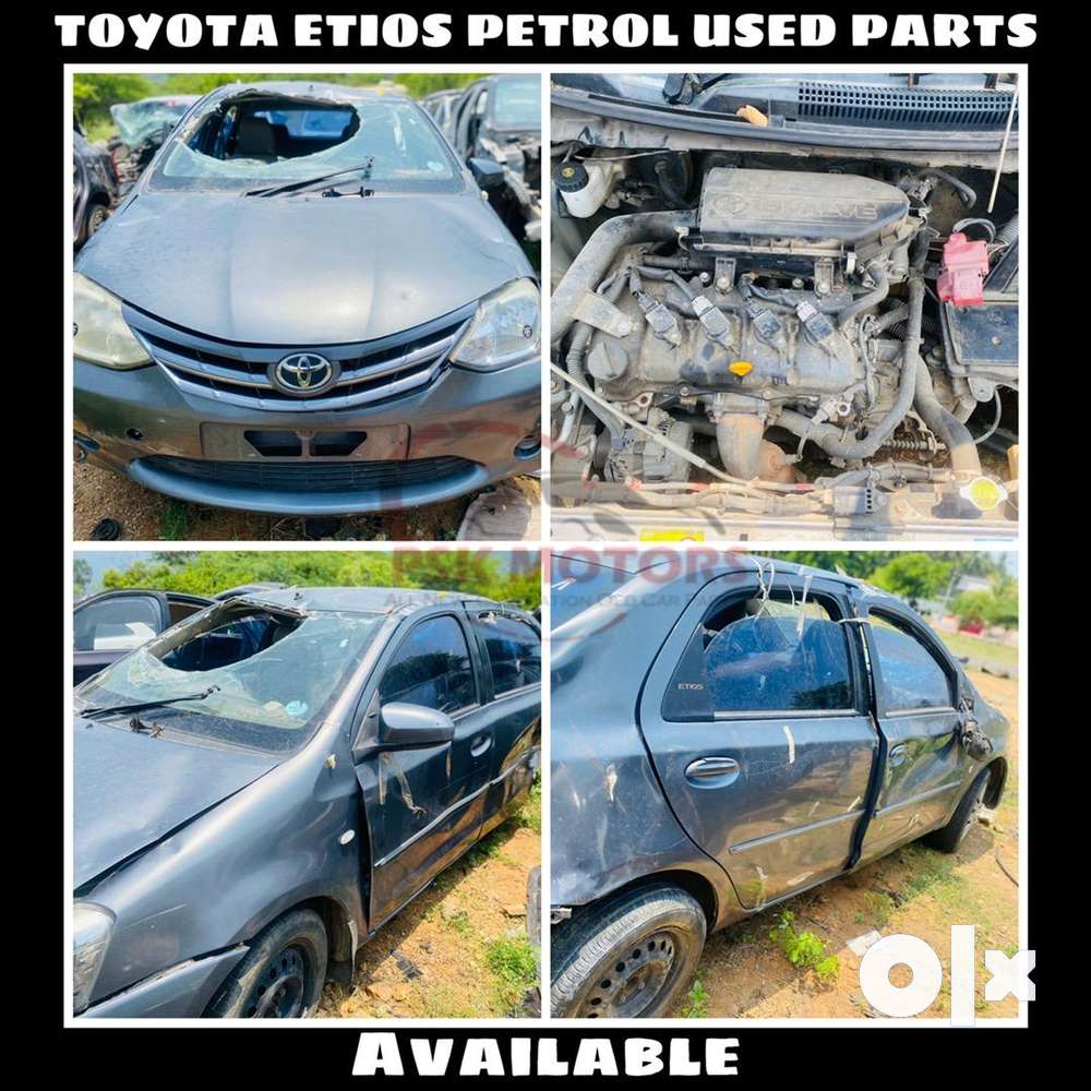 Toyota etios petrol all used parts available
