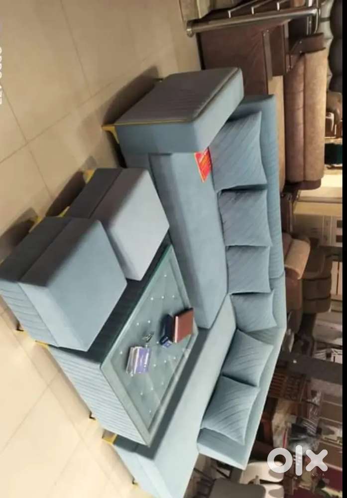 Sofa L shape corner sofa set