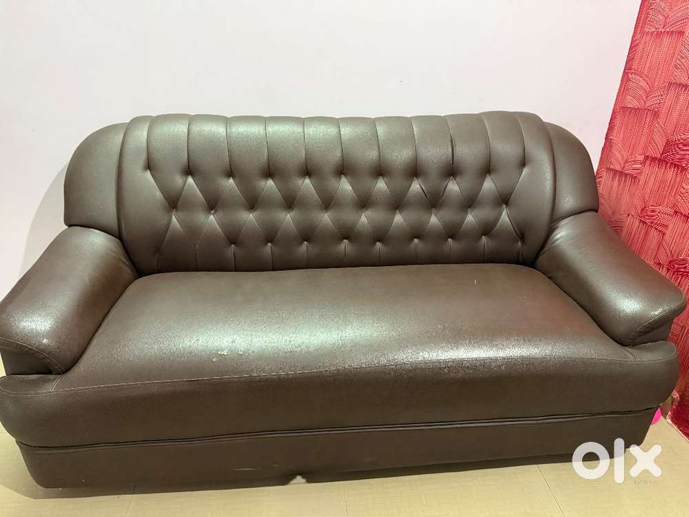Leather sofa is for sale