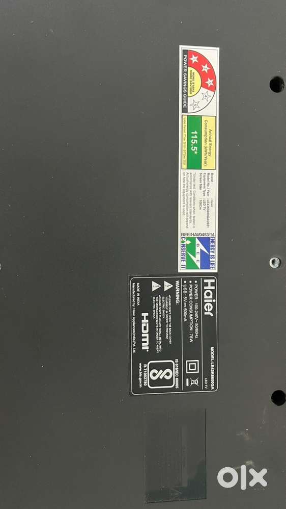 Haier tv 43inch display problem