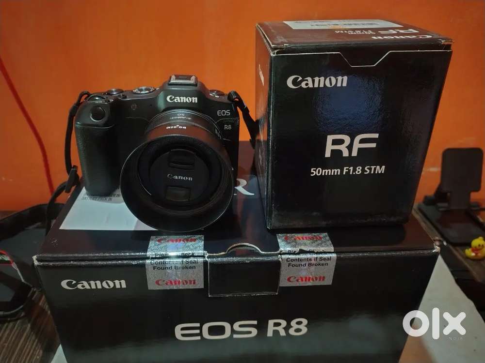 Canon EOS R8 Body + RF 50mm Lens + Accessories – Excellent Condition