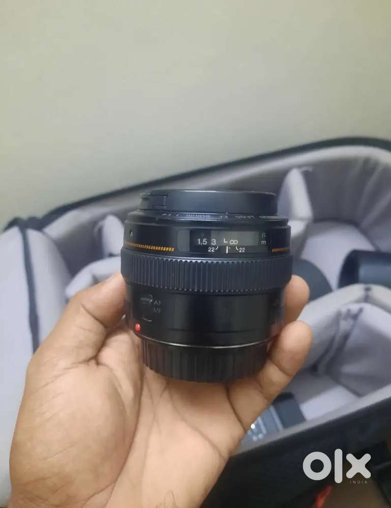 Canon 50 mm lens 1.4f
