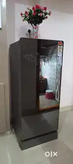 Hair glass finished single door fridge for sale