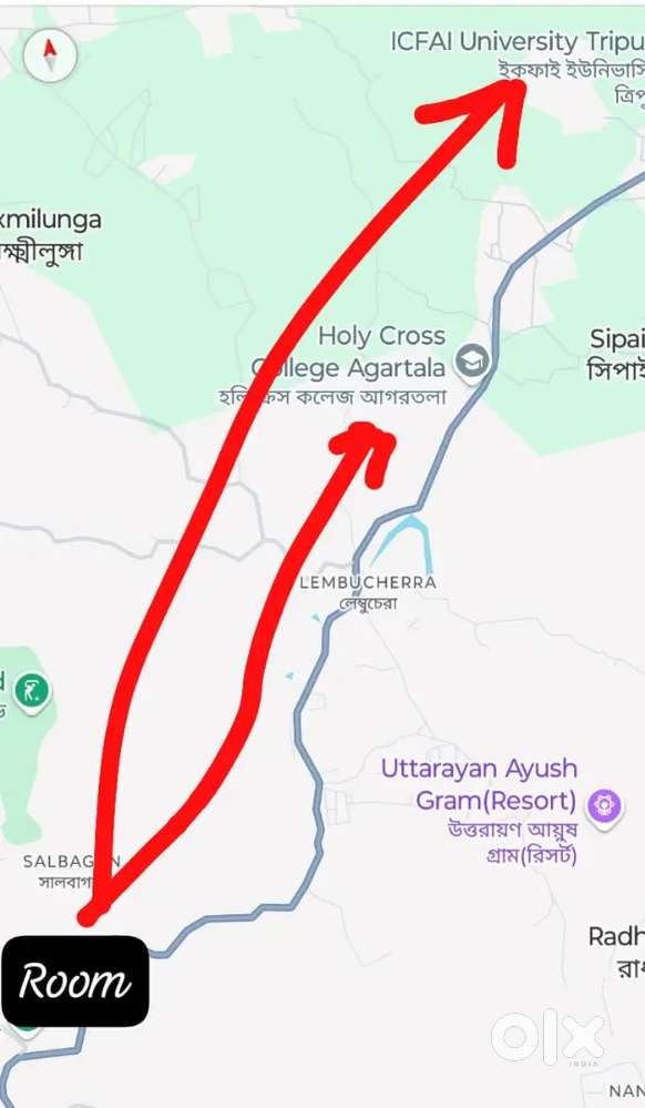 1 Room with attached bathroom is available for rent