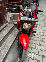 New bike h new tyre dlwaya hai
