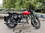 Modified Redditch Red RE Classic 350 with Tubeless tyres & Alloys