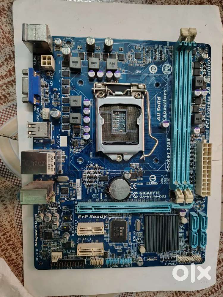 Gigabyte GA-H61M-DS2 mboard, Processor&Fan, DVD writer, Wifi receiver.