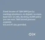 Insurance Advisors with marketing experience Freshers also welcome