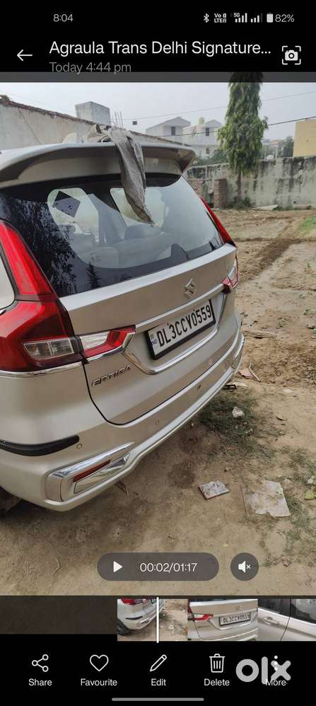 Excellent condition Ertiga 2021 model CNG/Petrol