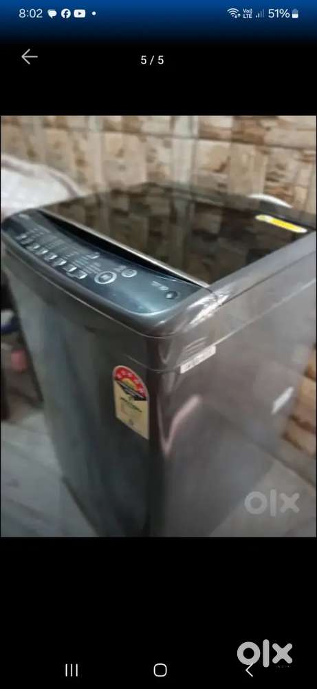 Fully automatic washing machine LG 2024 model
