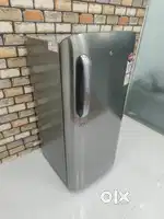 LG chrome finish singleee door refrigerator at just 8,499