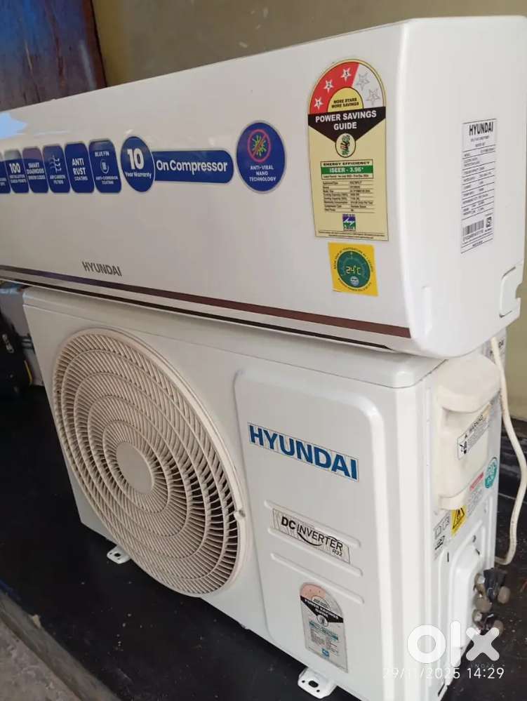 1 ton inverter ac for sale, 9 years warranty,fitting available