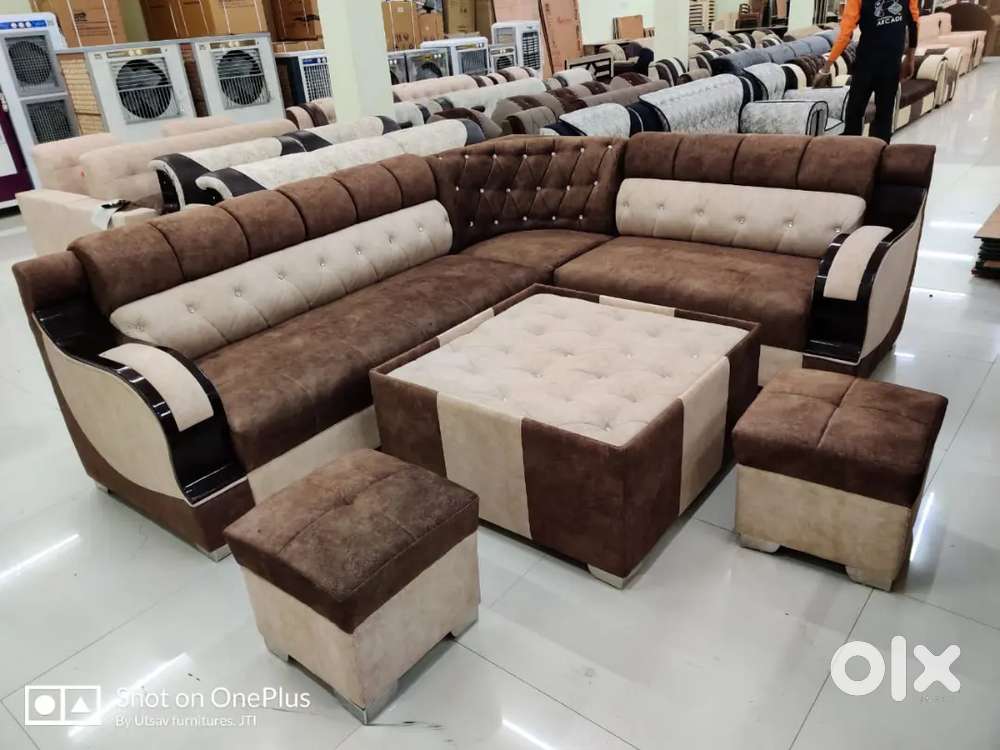 L shape luxurious corner sofa set's available at lowest prices