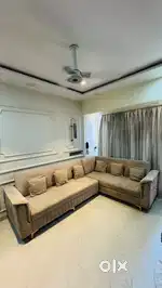 Luxury L-Shaped Sofa with Storage & 6 Pillows – Almost New!!