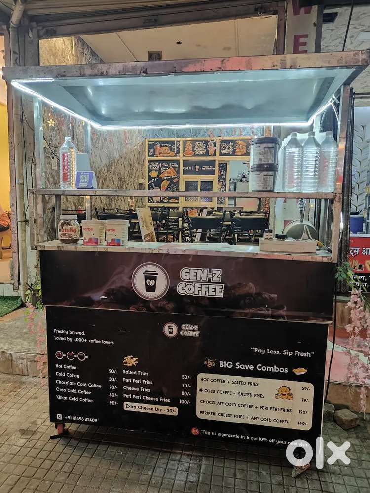 Food Stall Counter Full Jindal Stainless Steel