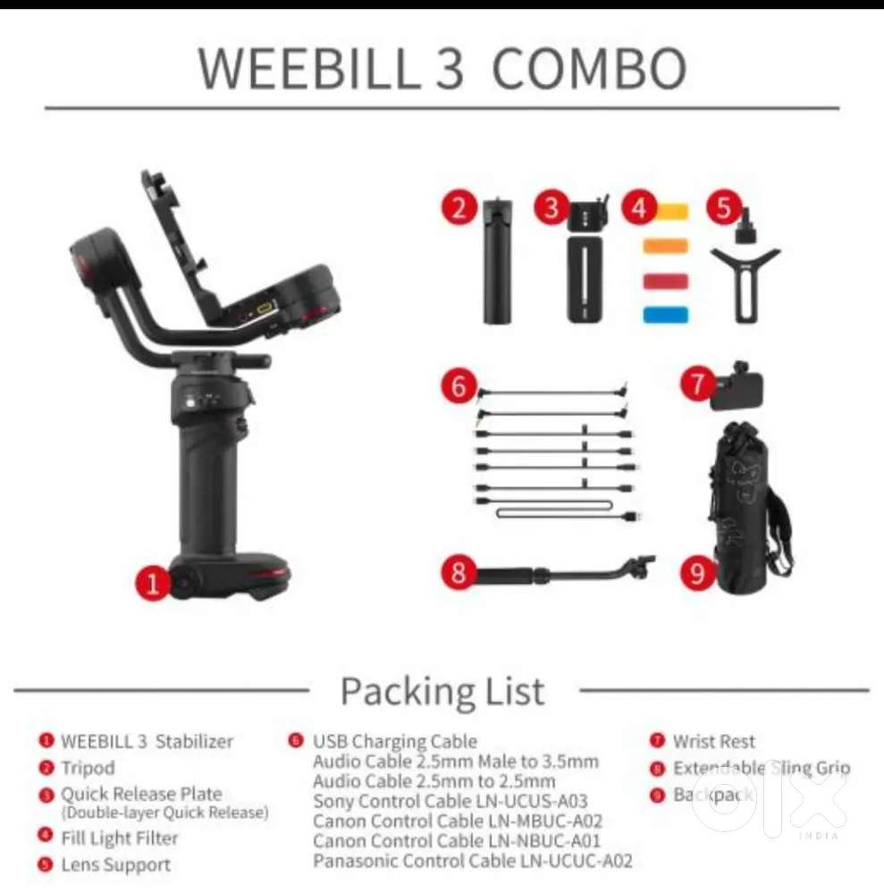 Zhiyun-Tech WEEBILL-3 Handheld Gimbal Stabilizer