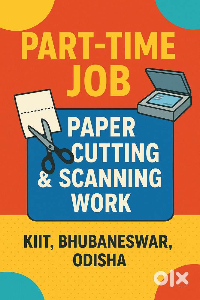 Part-Time Job - Paper Cutting & Scanning Work (Simple Office Task)