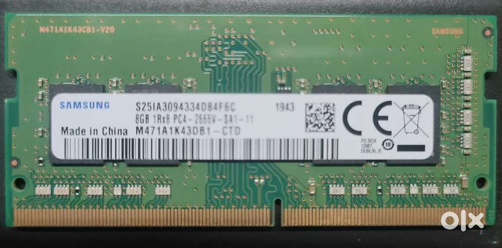 Samsung 8GB laptop RAM