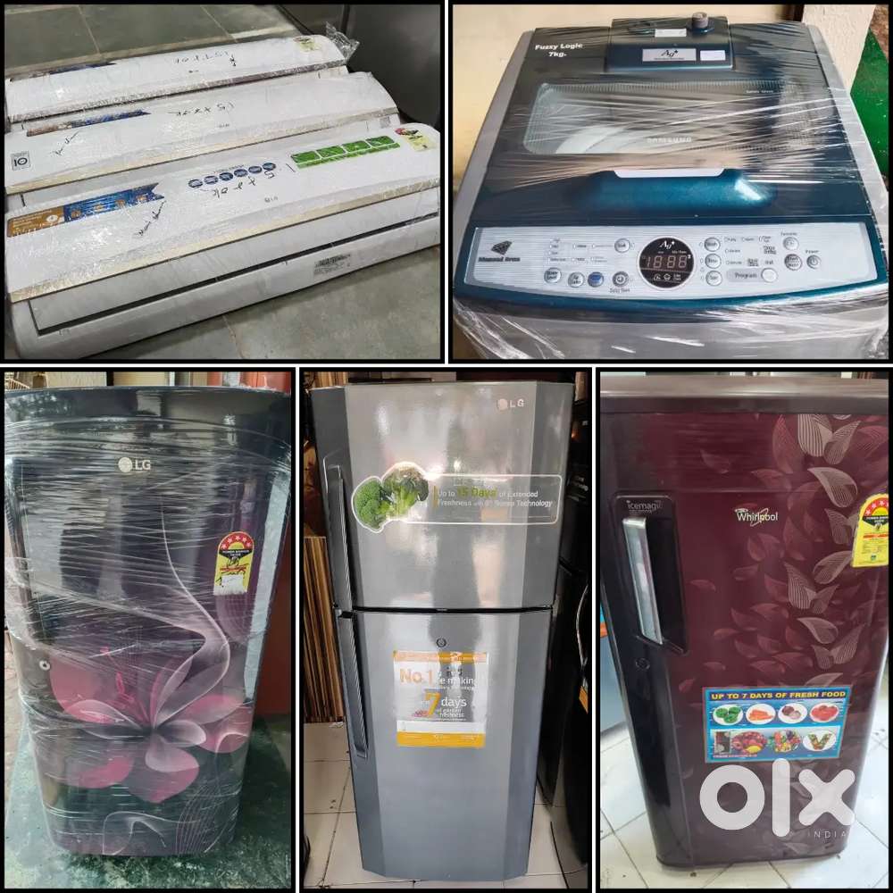 5 YEAR WARRANTY _FRIDGE WASHING MACHINE AC _FREE DELIVERY & LESS USED