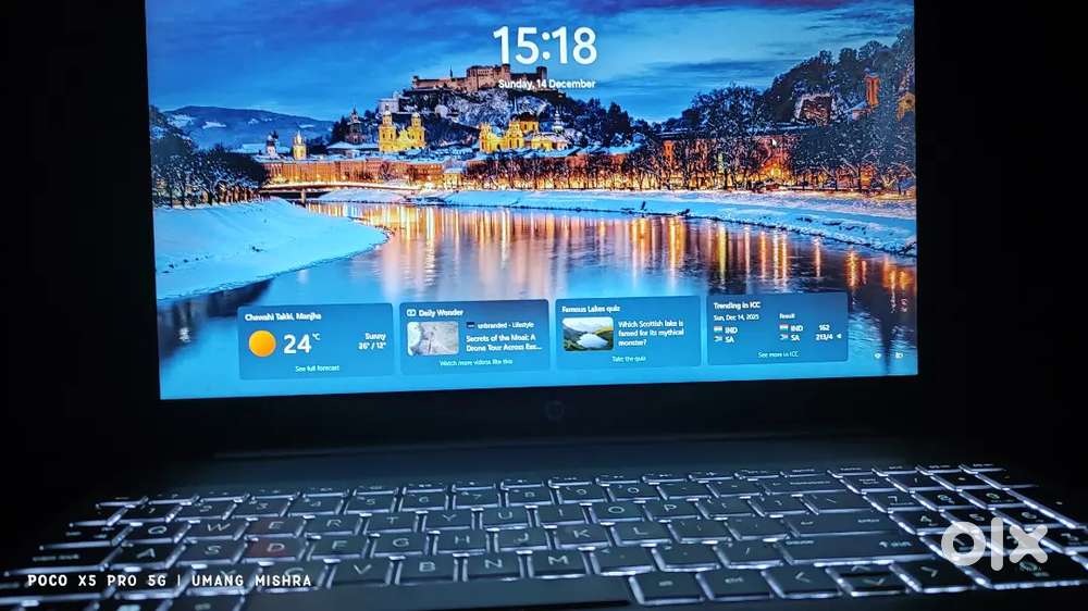 HP 15S 8GB RAM, 512GB SSD, i5 11th Gen Processor.